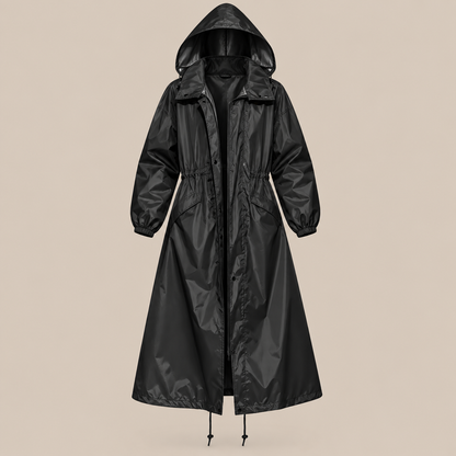 Soraya | Lange wasserdichte Regenjacke für Damen