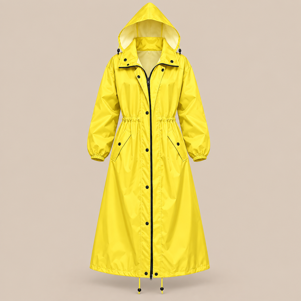 Soraya | Lange wasserdichte Regenjacke für Damen
