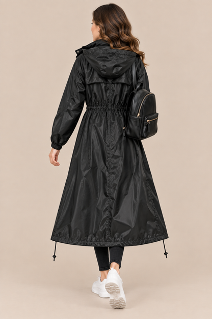 Soraya | Lange wasserdichte Regenjacke für Damen