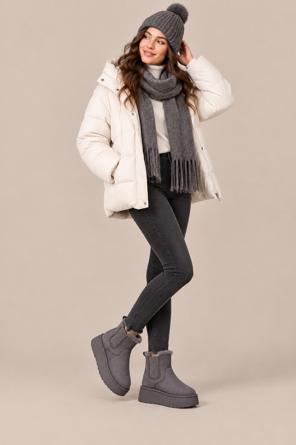 Sorelia | Gefütterte Winterstiefel Damen im Snowboot-Stil