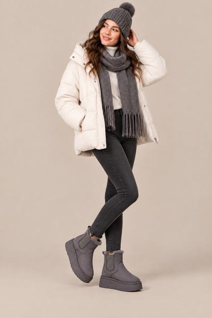 Sorelia | Gefütterte Winterstiefel Damen im Snowboot-Stil