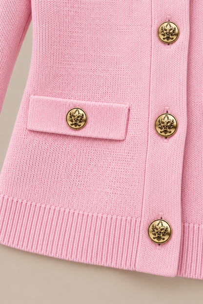 Sorella | Cardigan Damen mit Kurzarm und Knöpfen