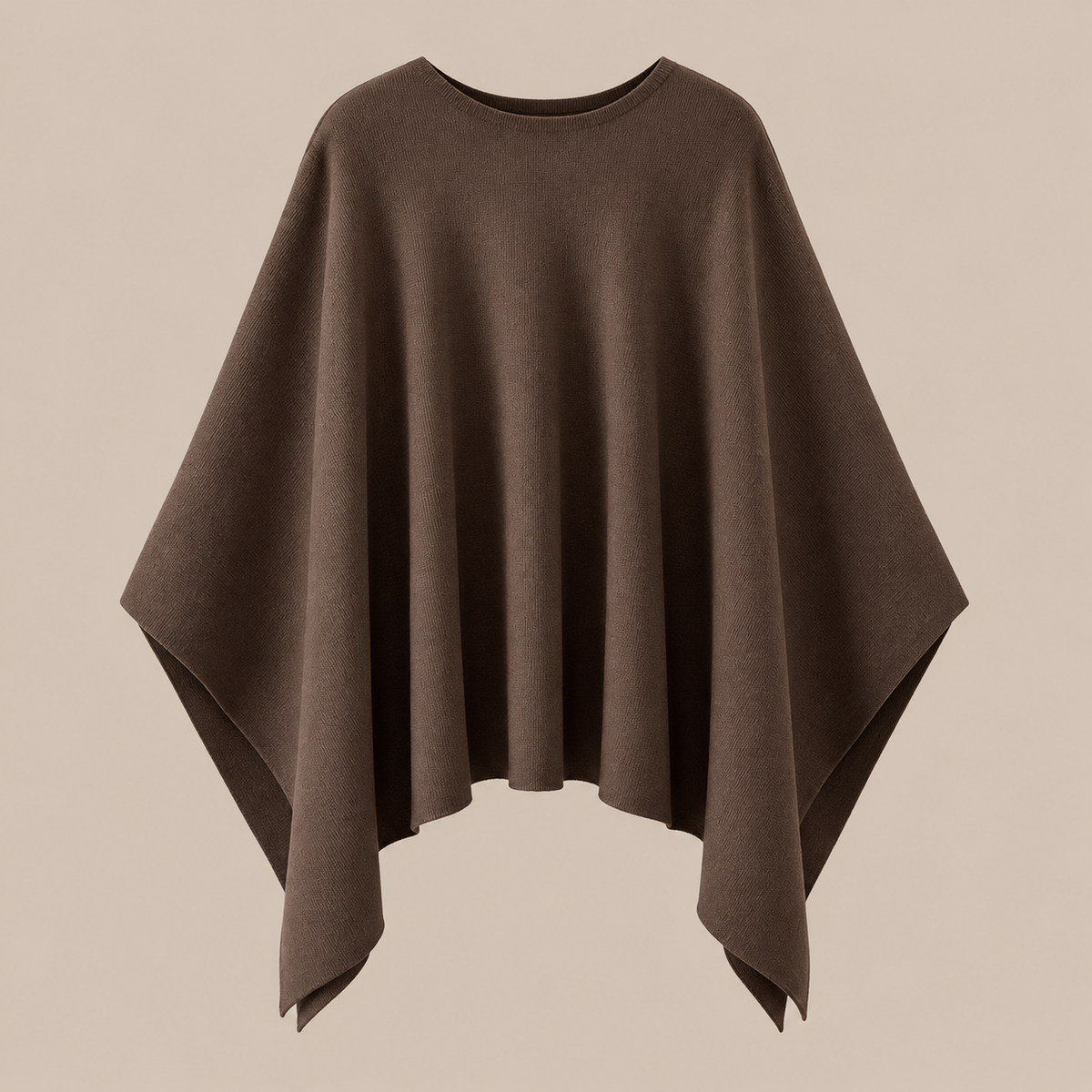Stella | Wollpullover Damen im fliessenden Poncho-Stil