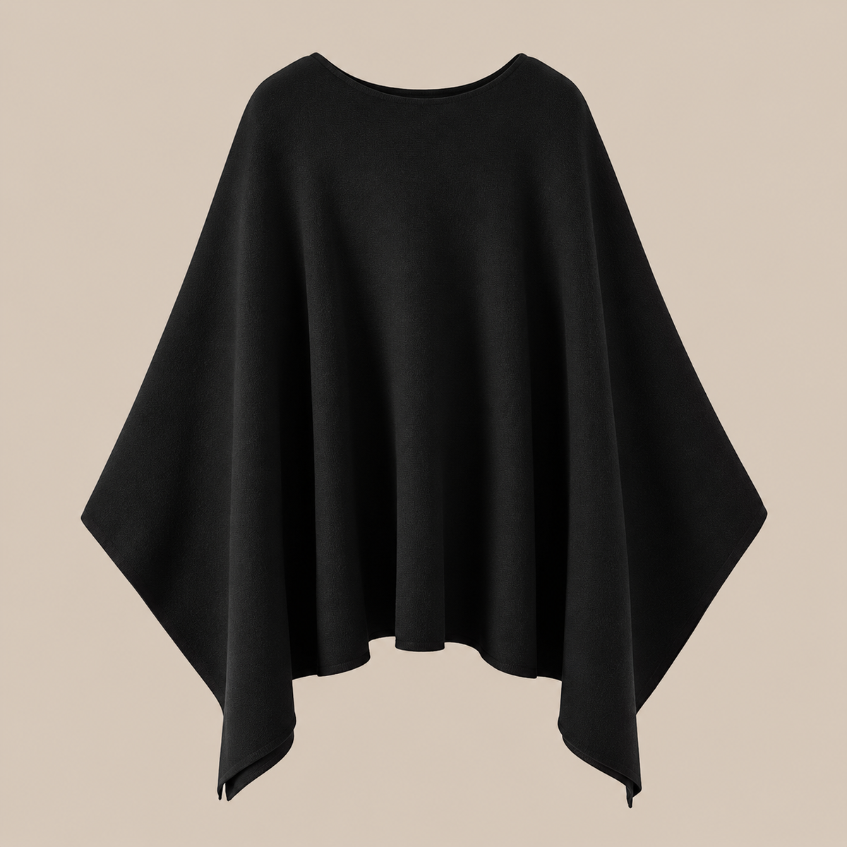 Stella | Wollpullover Damen im fliessenden Poncho-Stil