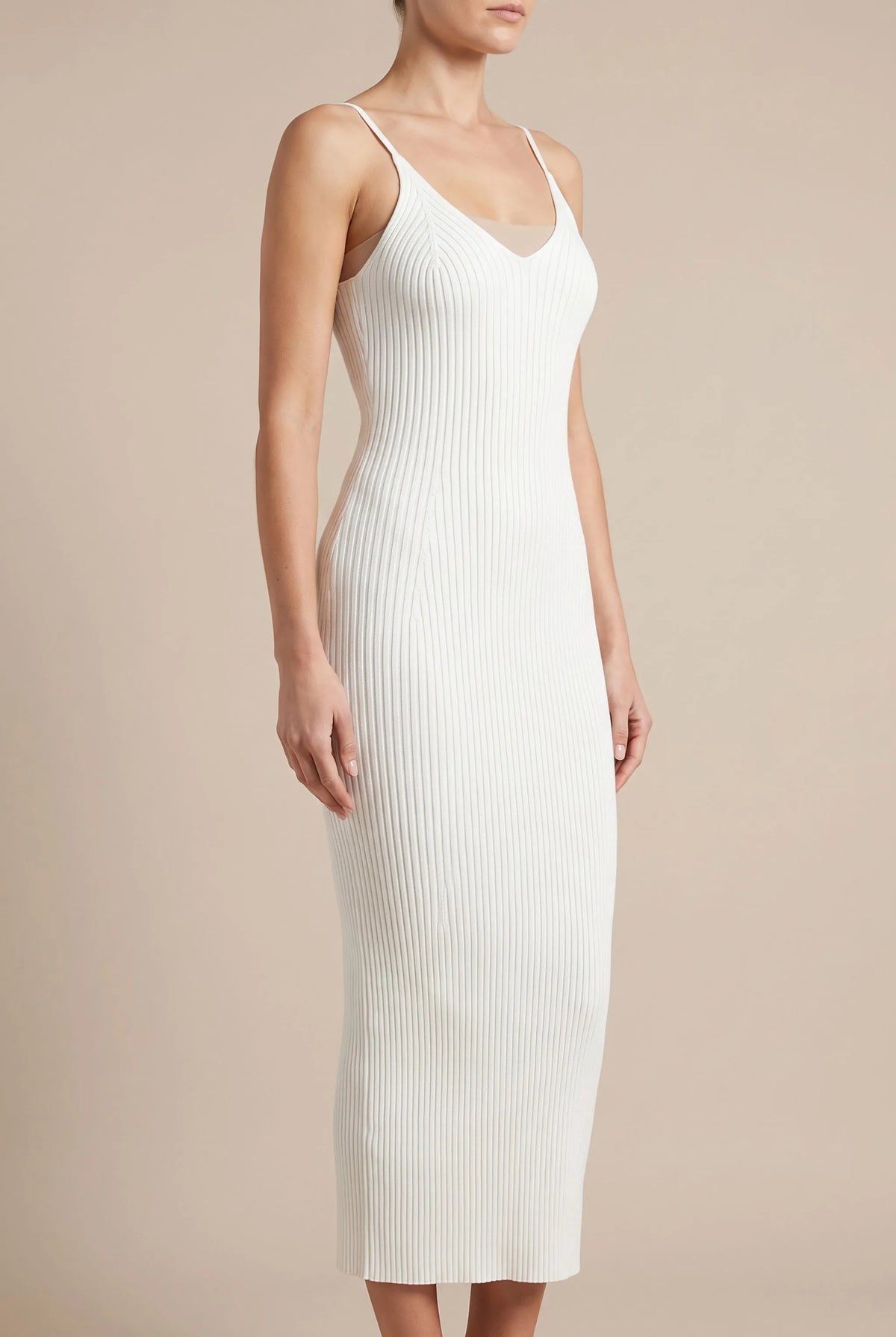 SummerRib | Langes Geripptes Sommerstrickkleid
