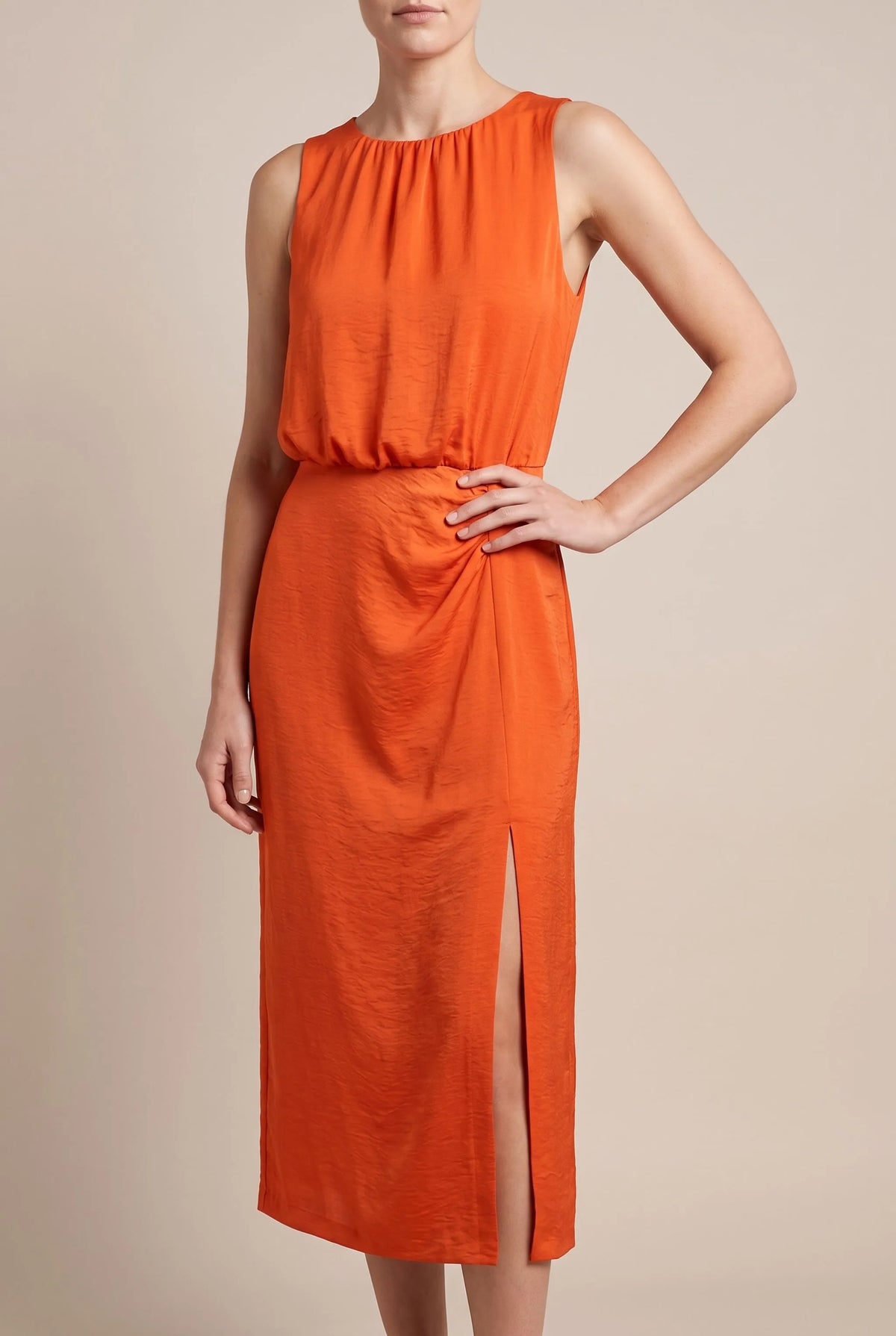 SunDrape | Festliches Midikleid Mit Raffung