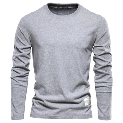 Sweatshirt Herren | Herren Langarmshirt | Rundhals-Form & glatte Front für cleane Layer-Looks