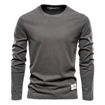 Sweatshirt Herren | Herren Langarmshirt | Rundhals-Form & glatte Front für cleane Layer-Looks