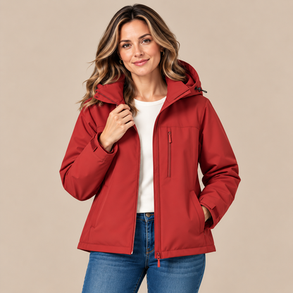 Sylvia | Outdoor-Regenjacke für Damen mit Kapuze