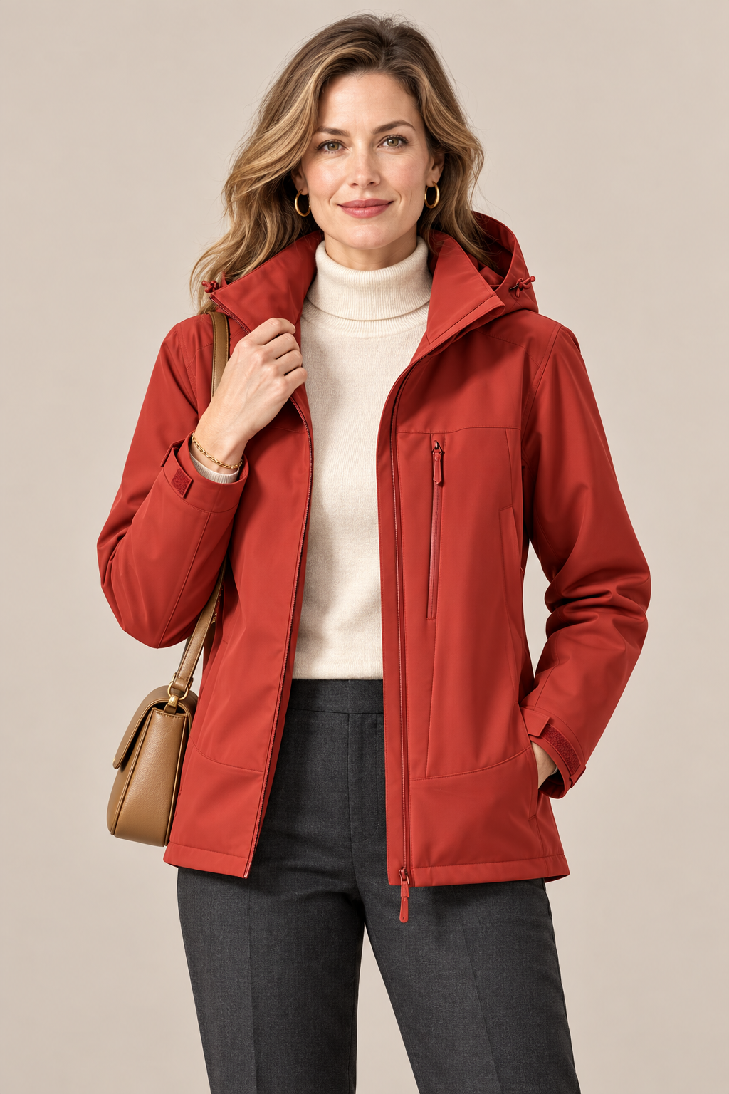Sylvia | Outdoor-Regenjacke für Damen mit Kapuze