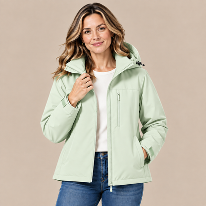 Sylvia | Outdoor-Regenjacke für Damen mit Kapuze