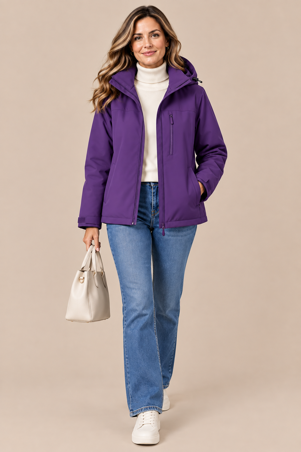 Sylvia | Outdoor-Regenjacke für Damen mit Kapuze