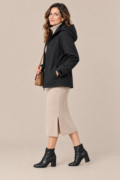 Sylvia | Outdoor-Regenjacke für Damen mit Kapuze