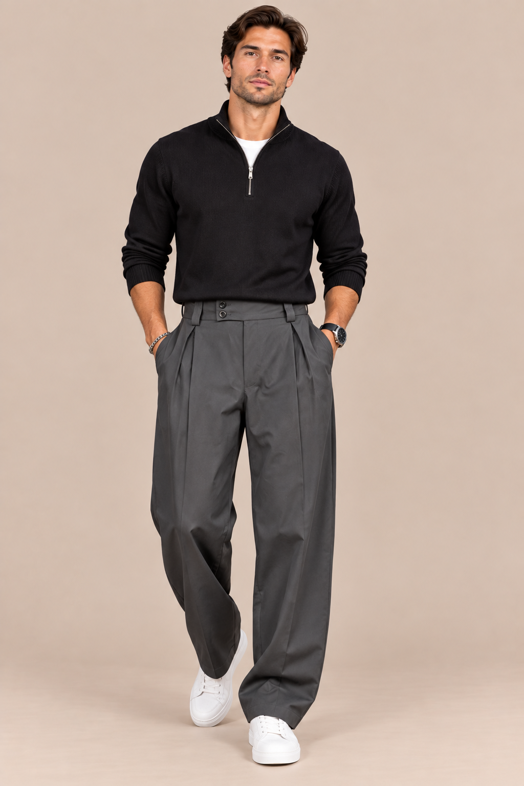 UrbanoPant | Moderne Weite Stoffhose