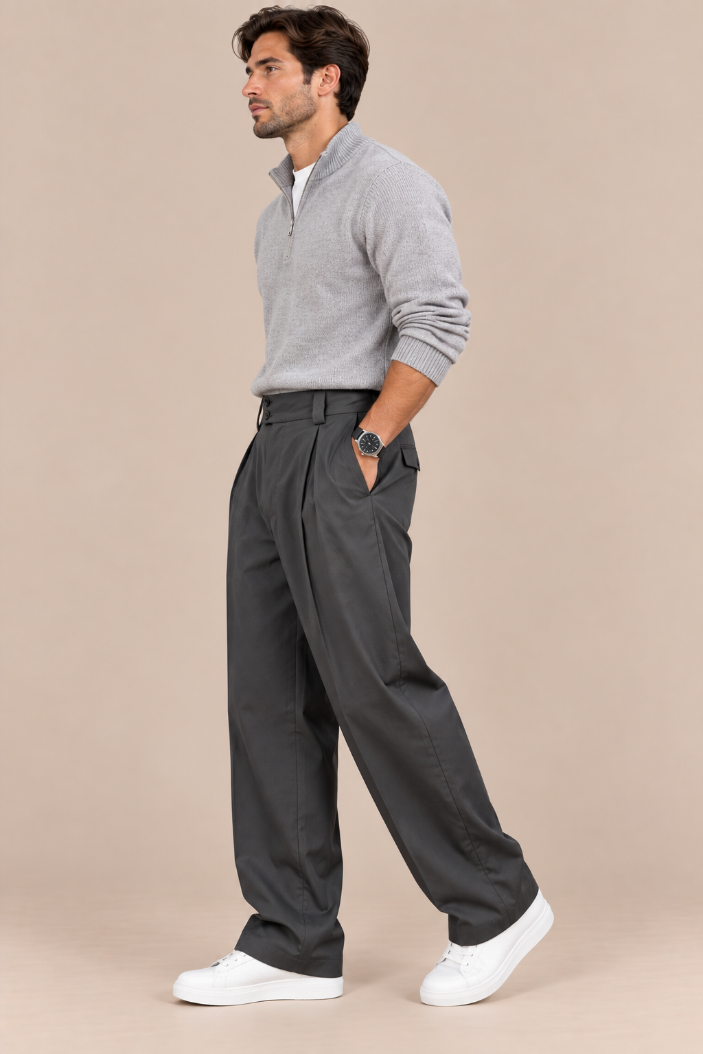 UrbanoPant | Moderne Weite Stoffhose