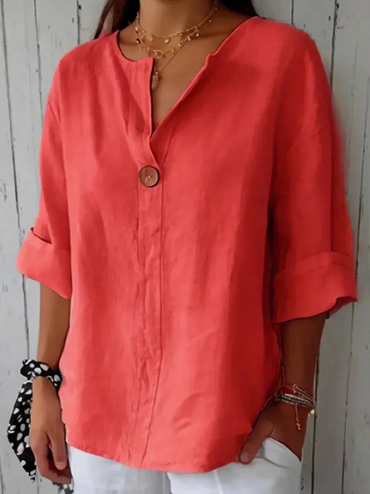 V Ausschnitt Bluse Damen | Lässig & Elegant