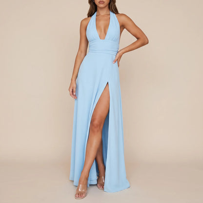 Vaelia | Elegantes Maxikleid Mit Beinschlitz
