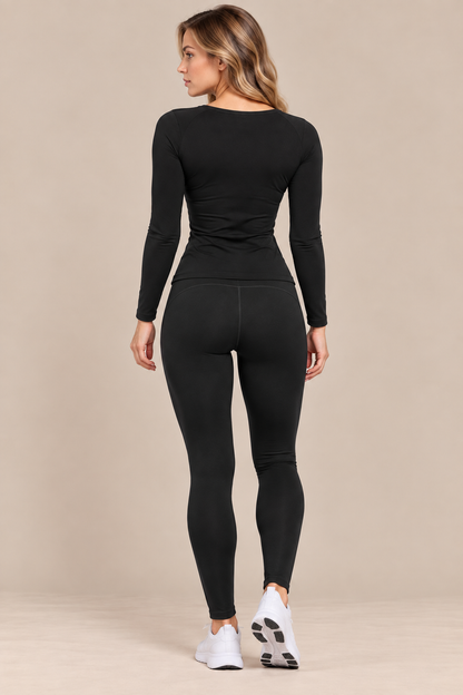 Valentina | Thermounterwäsche Damen Leggings mit weichem Innenfutter