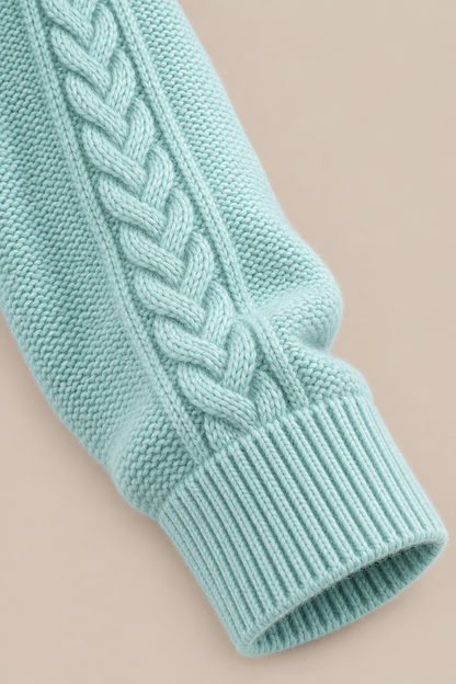 Valerio | Wollpullover Herren mit klassischem Zopfmuster