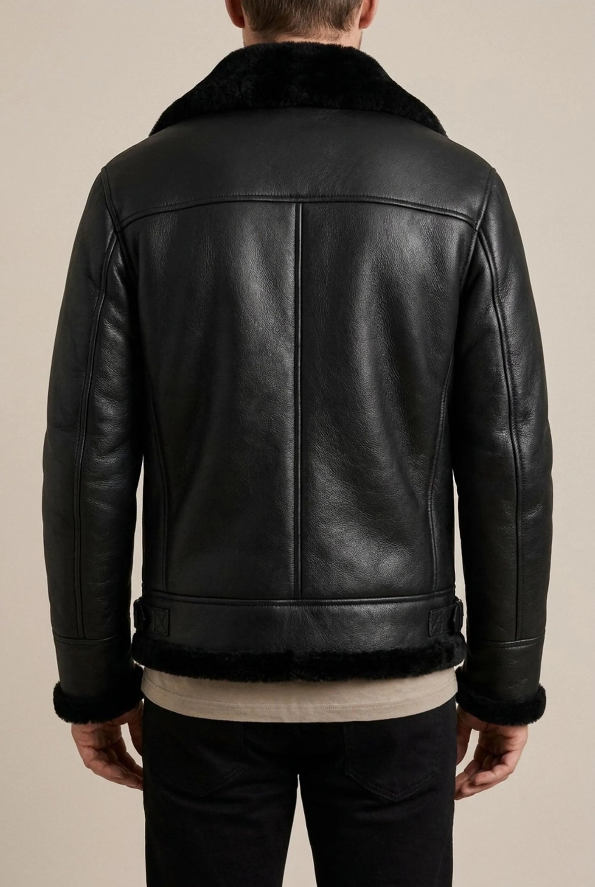 Valeron | Schwarze Pilotenjacke Für Herren