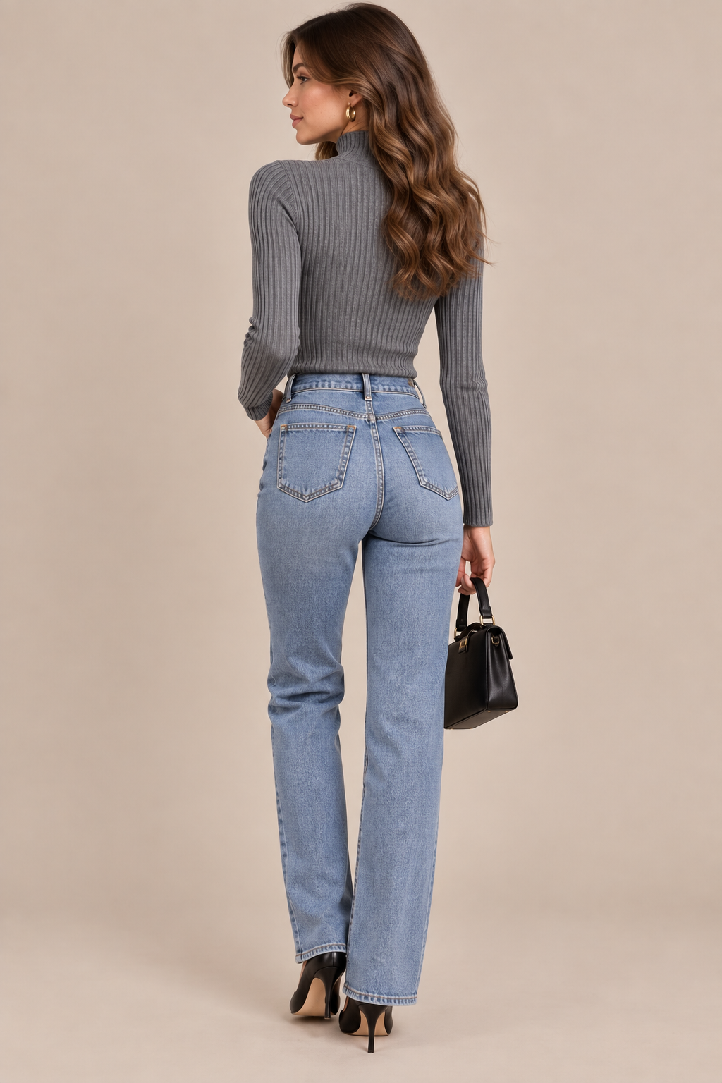 Valessa | Strickpullover Damen mit elegantem Rollkragen