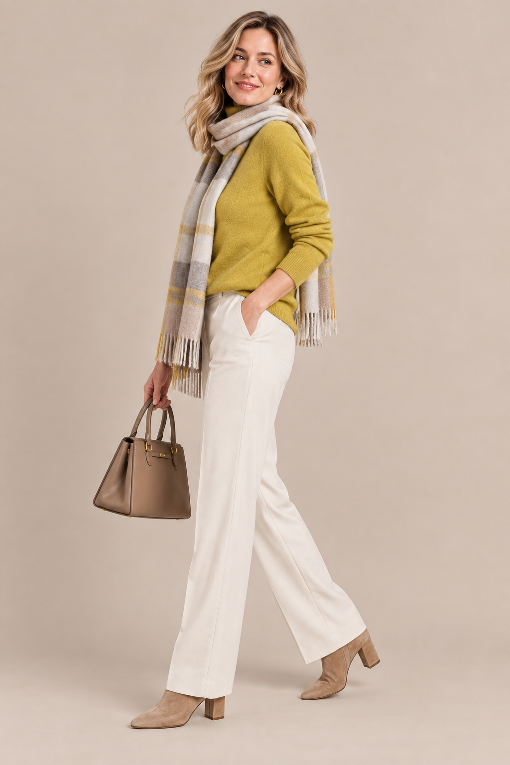 Vanessa | Strickpullover Damen mit elegantem Rollkragen