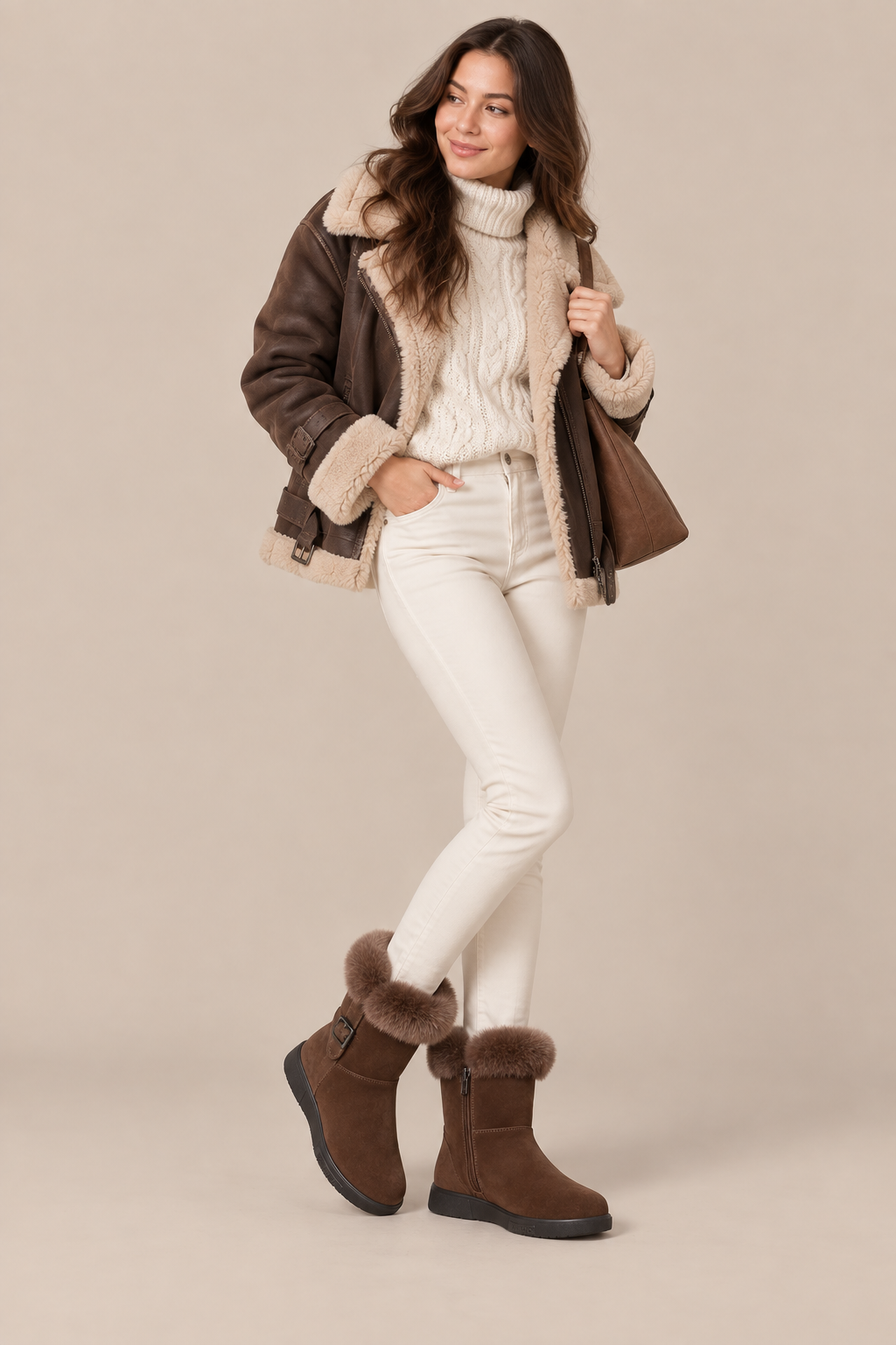 Varelia | Gefütterte Winterstiefel Damen im Snowboot-Stil