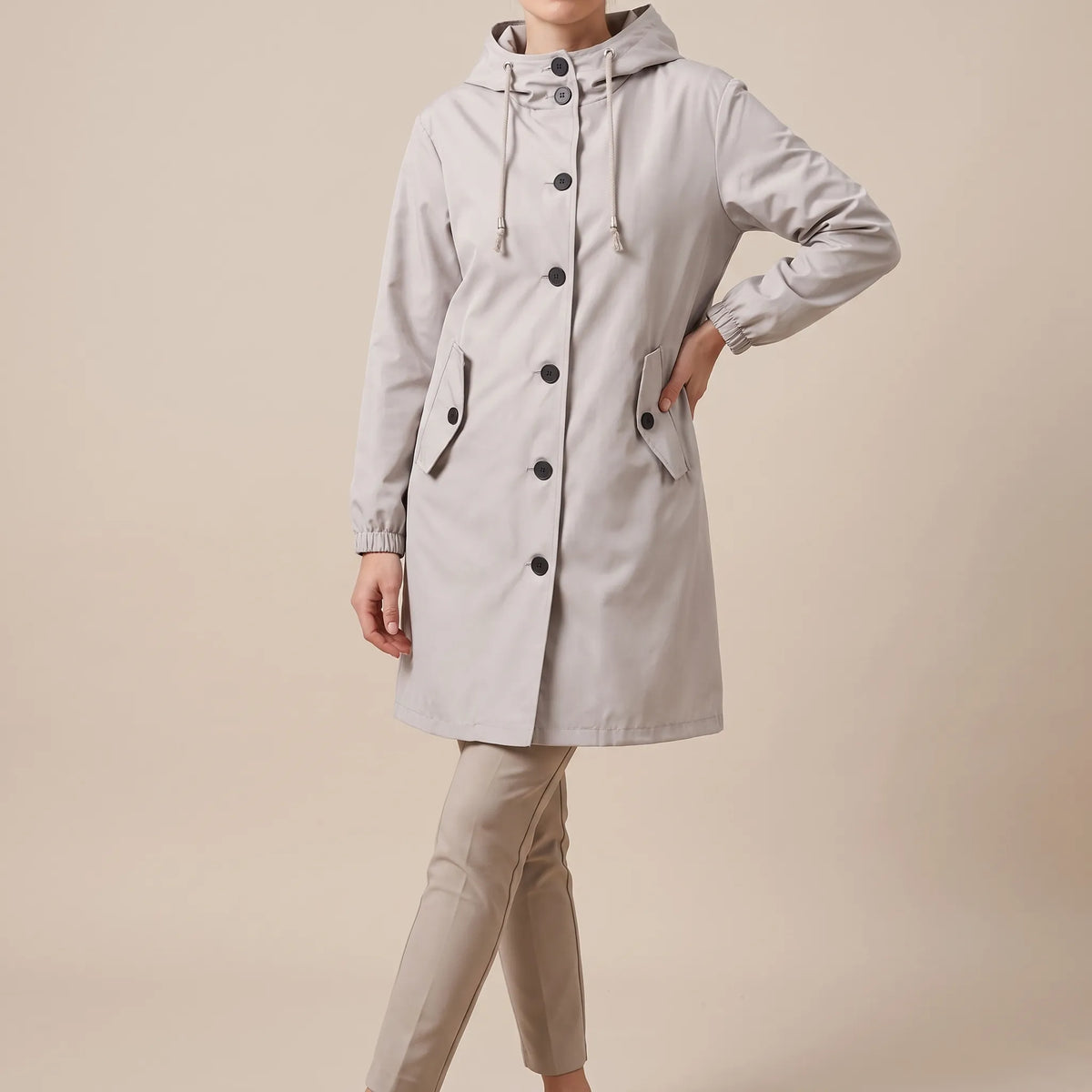 Velsano | Langer Legerer Trenchcoat Für Damen