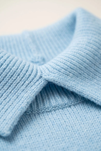 Velyris | Lockerer Blauer Rollkragenpullover