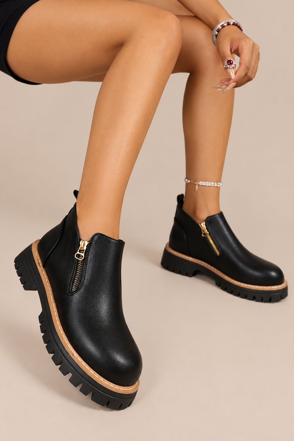 Verissa | Chelsea Boots Damen mit seitlichen Reissverschlüssen