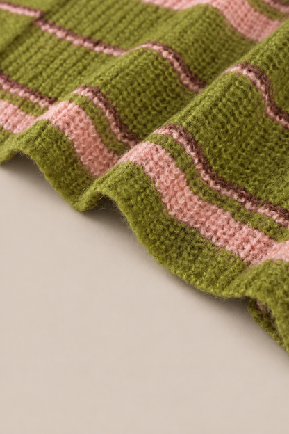 Vireya | Cardigan mit modernem Streifenmuster