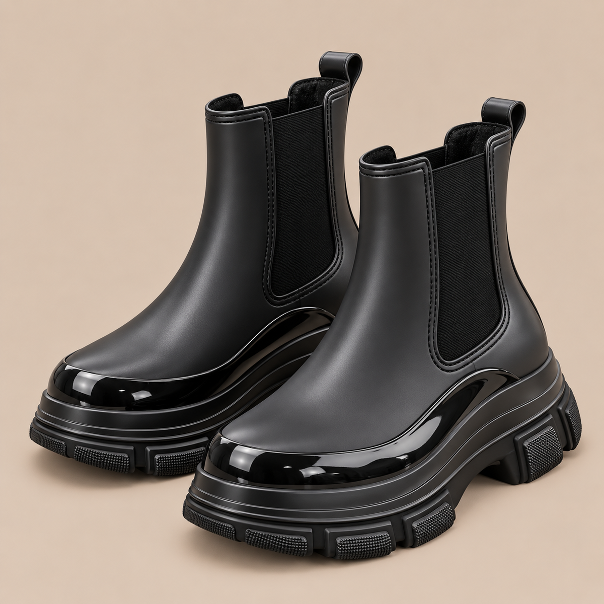 Virginia | Chelsea Boots Damen mit robuster Profilsohle