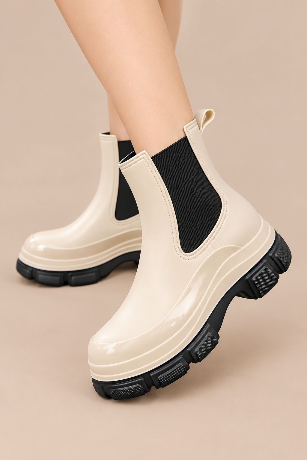 Virginia | Chelsea Boots Damen mit robuster Profilsohle