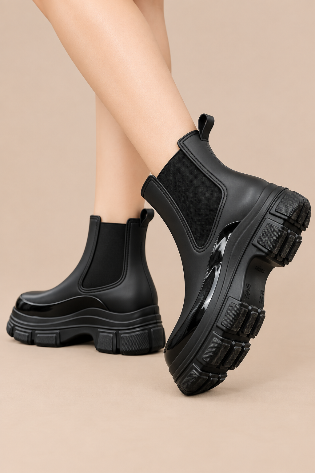 Virginia | Chelsea Boots Damen mit robuster Profilsohle