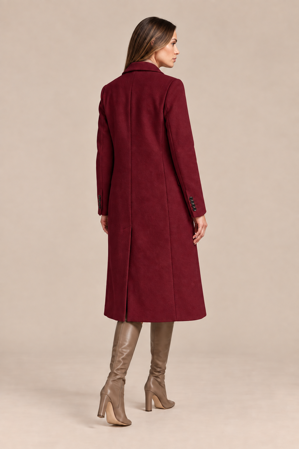 WinterGlow | Langer Eleganter Damen Trenchcoat