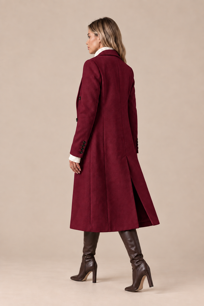 WinterGlow | Langer Eleganter Damen Trenchcoat