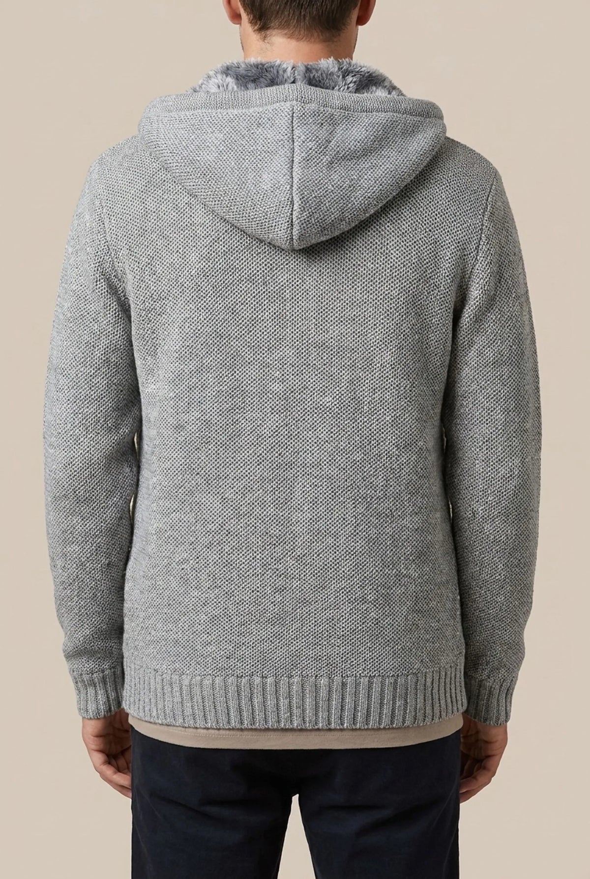 Wintrae | Gefütterte Strickjacke Für Herren