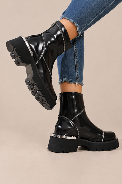 Zavira | Chelsea Boots Damen mit Zipper-Details