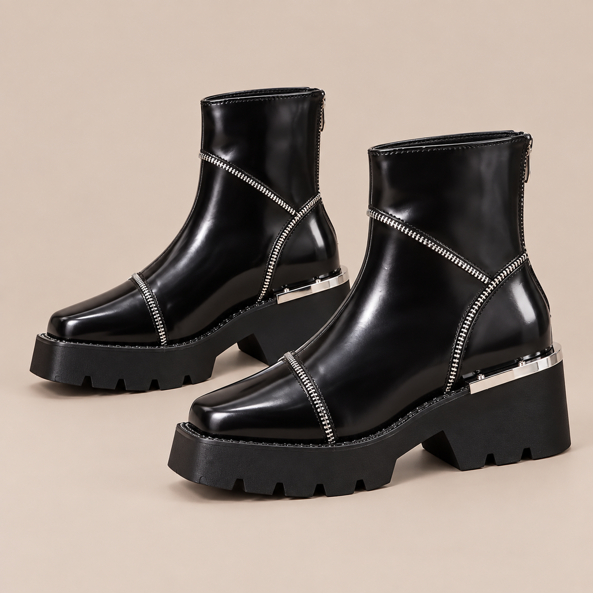 Zavira | Chelsea Boots Damen mit Zipper-Details