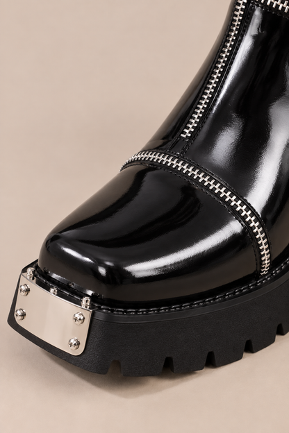 Zavira | Chelsea Boots Damen mit Zipper-Details