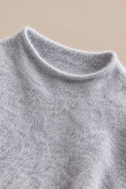 Zenya | Wollpullover Damen im weichen Poncho-Stil