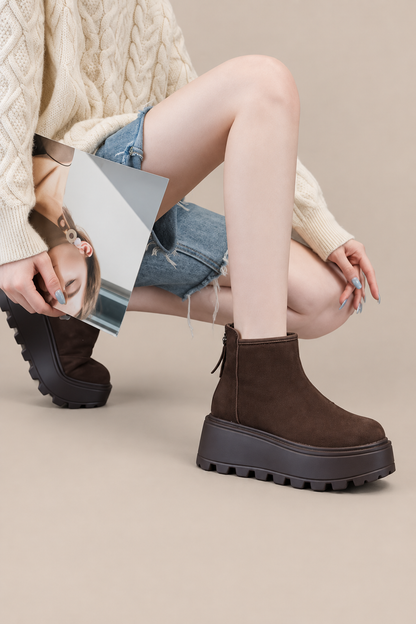 Zinnia | Winterstiefel Damen mit markanter Plateausohle