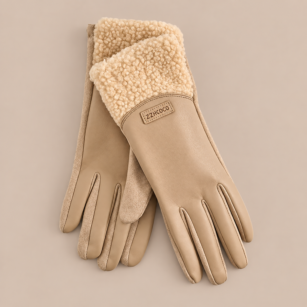 Zyrah | Lederhandschuhe mit weichen Bündchen