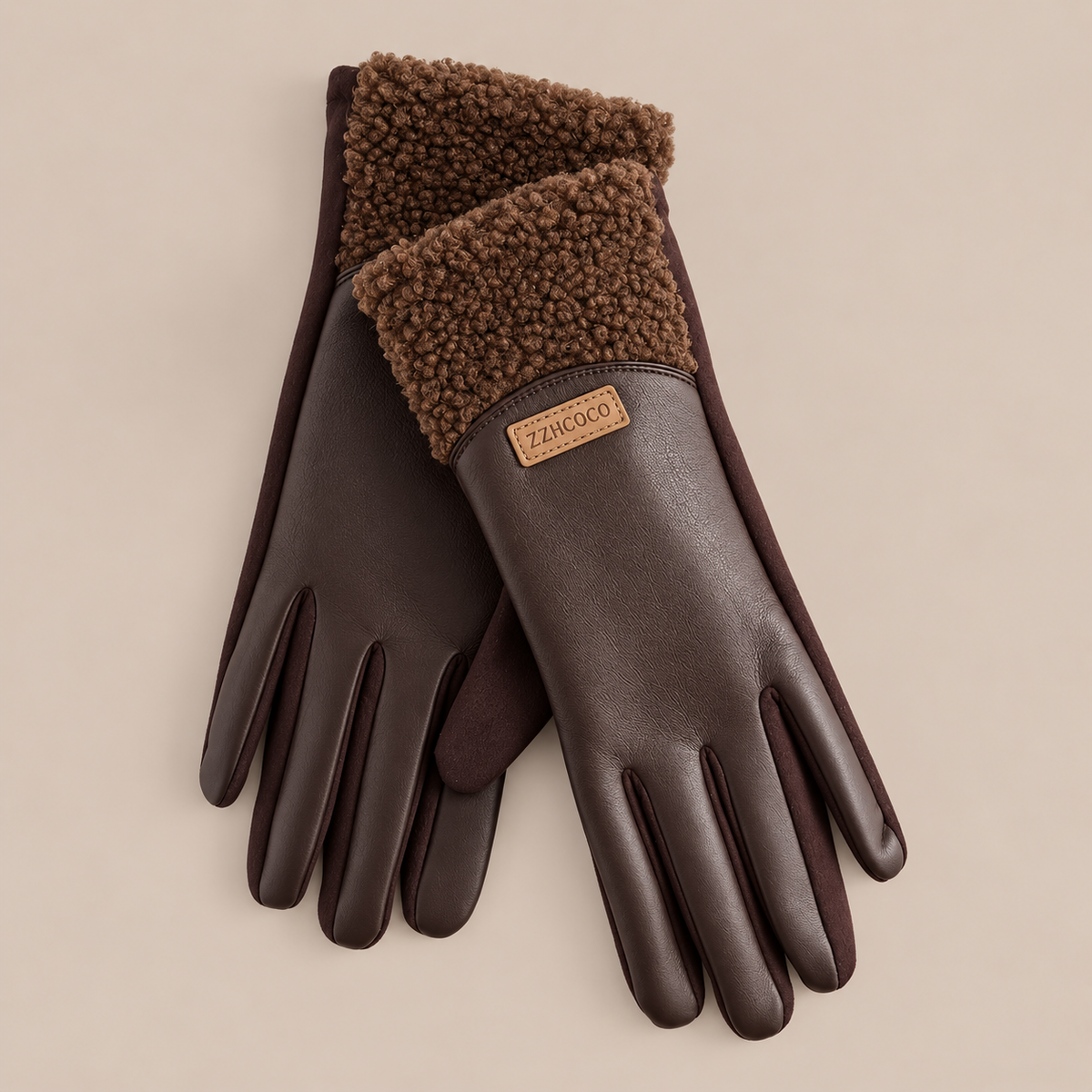 Zyrah | Lederhandschuhe mit weichen Bündchen