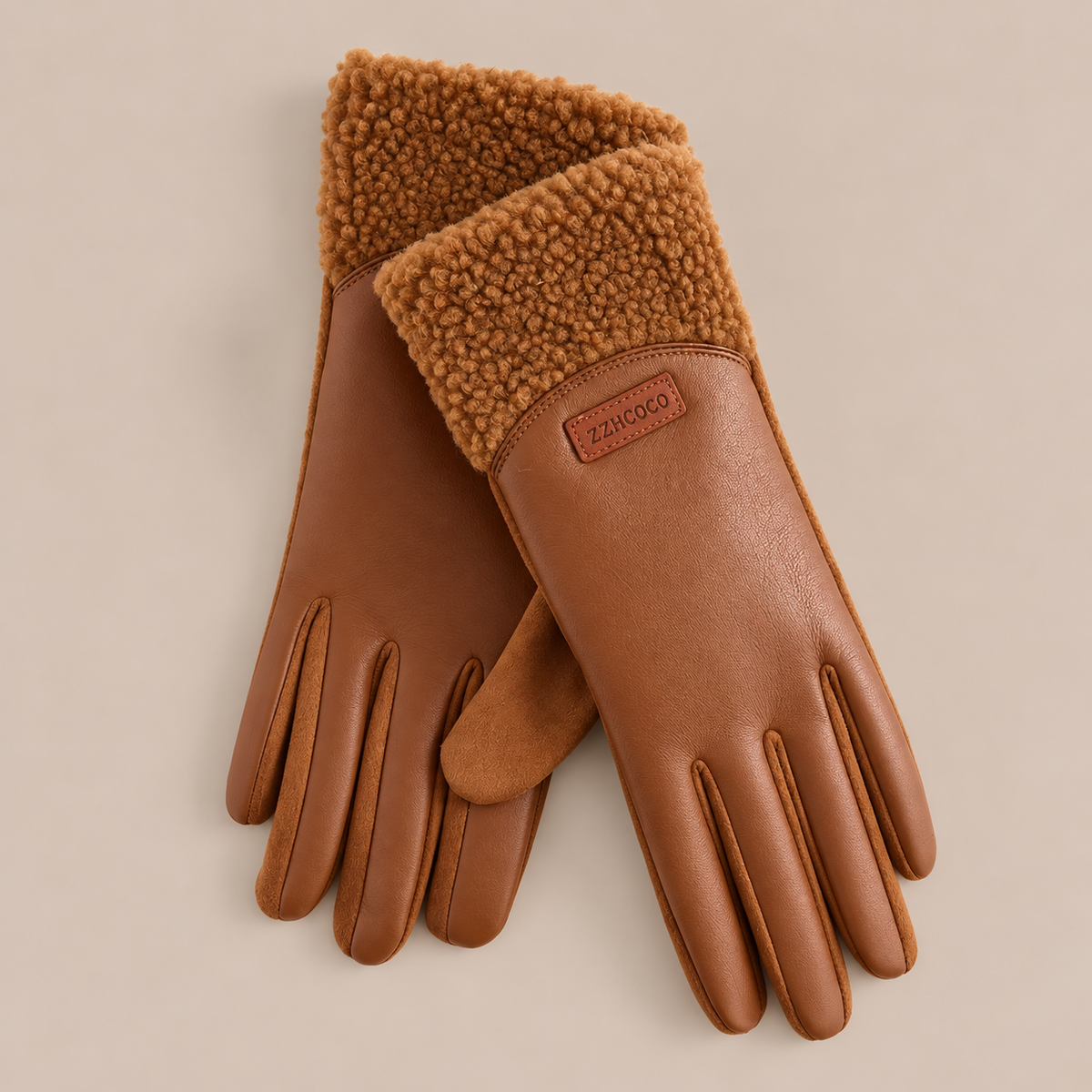 Zyrah | Lederhandschuhe mit weichen Bündchen