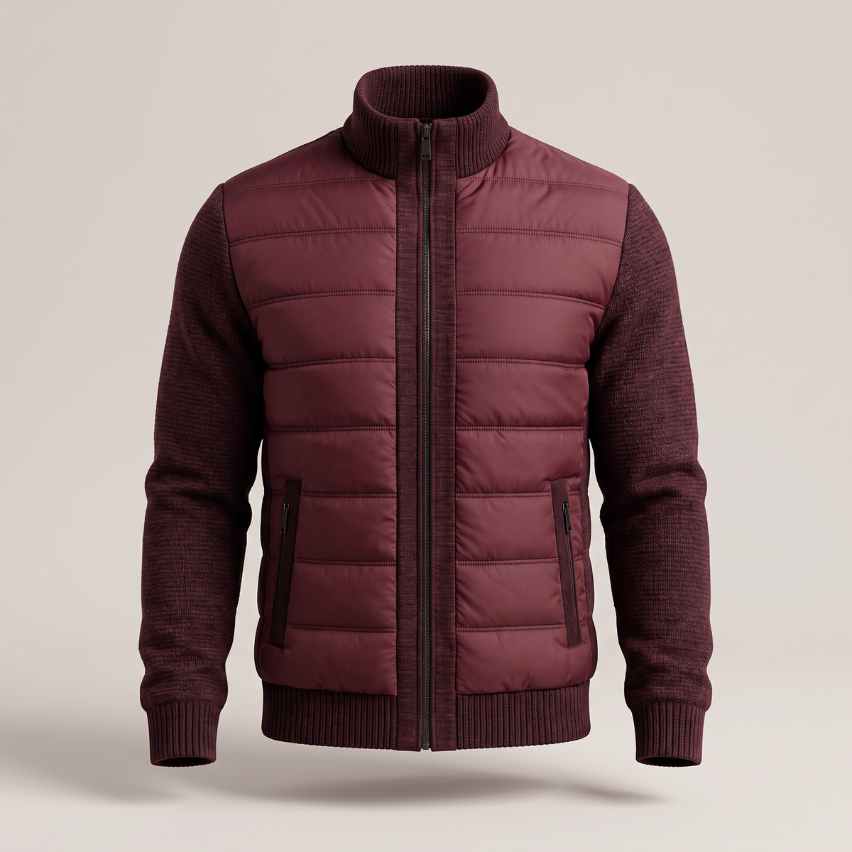 Daniel | Stilvolle und bequeme Fleece Pufferjacke