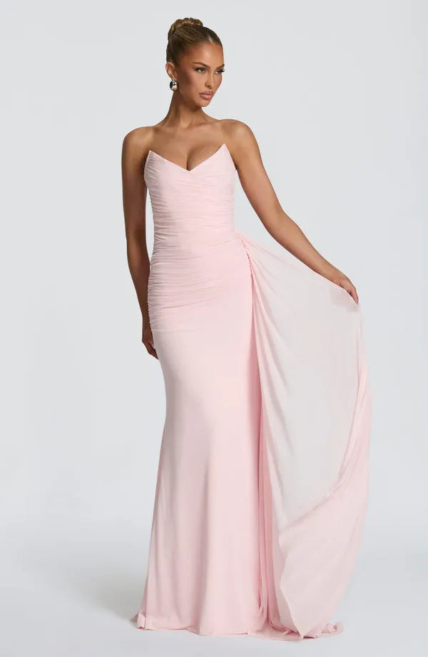 Tabea | Damen Elegantes Ausgestelltes Maxi Abendkleid