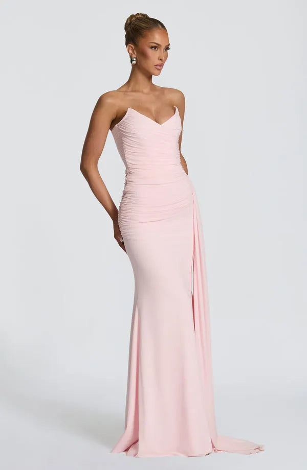 Tabea | Damen Elegantes Ausgestelltes Maxi Abendkleid