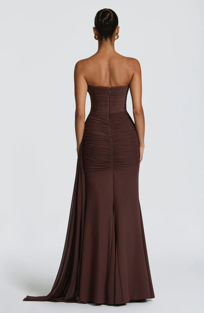 Tabea | Damen Elegantes Ausgestelltes Maxi Abendkleid