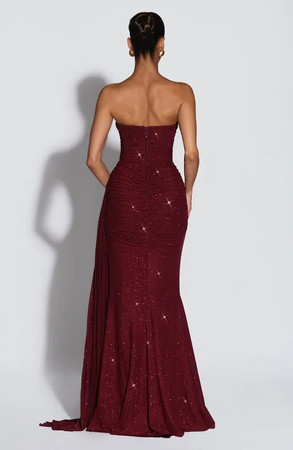 Tabea | Damen Elegantes Ausgestelltes Maxi Abendkleid